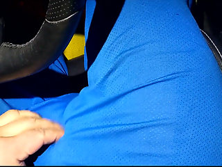 Playing with It as a Blob in the Car.