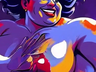 Ai BBW Gorlock Woman Nude Dancing