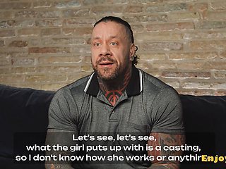 Rob Diesels Tattooed Stud Pounds Catherine Knights Smooth Brunette Pussy in Hardcore Fuck Fest,