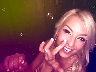 Lysagna Del Ray Gulps Eight Loads in Gloryhole Debut