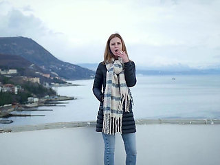 Coastal Smoke Moment Quiet Breeze Scenic View
