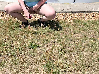 Outdoor Fucked My Vibrator