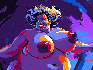 Ai BBW Gorlock Woman Nude Dancing