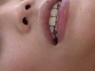 Seductive Brunette Babe Licks and Rides Big Cock to Explosive Facial