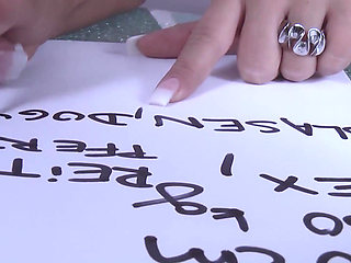 Hot and horny dark haired slut masturbates