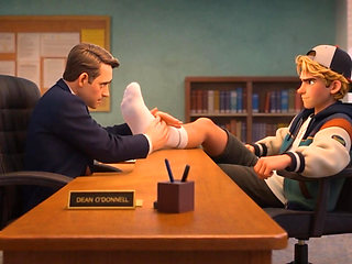 Dean Worships Blond College Jock