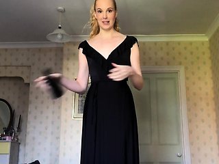 Amateur striptease and Solo masturbation