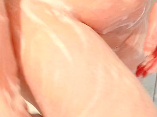 Sexy Sabrinahole Handjob, Cumshot, and Hot Shower