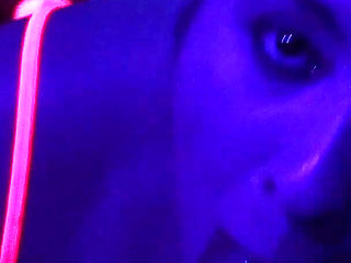 Rave Slut Sucks on a Juicy Cock