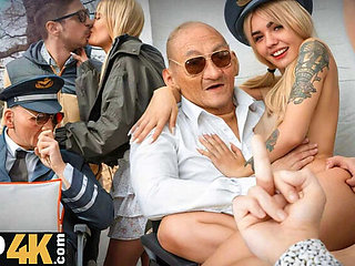 Hot Blonde Cheats On Boyfriend With Old Veteran Daddy - Luna Bbunny Fucked Hard HD