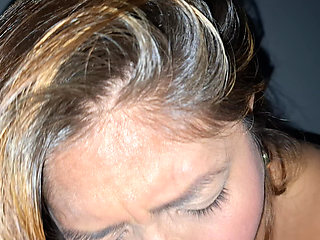 Blow up BBW Latina Sucks a Dildo, Masturbates, and Boob Play