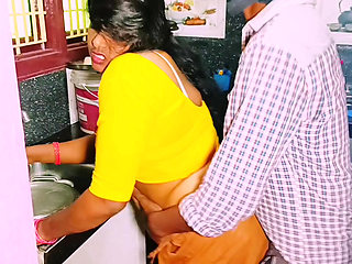 Desi Bhabi Unfortunately Fucking in Kitchen Hubby Bro Big Dick. Telugu Dirty Talks.