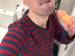 Sexy Stepdaddy Riding Dildo