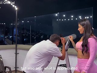 Neighbor's Wild Show in a Steamy Amateur Starry Tale