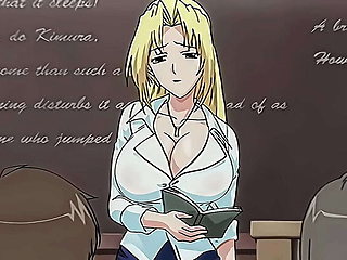 Hot Japanese MILF Teacher Caught Fingering Herself in Class - Uncensored Hentai