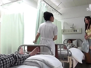 Asian Teen in School Uniform Fulfills My Hospital Fantasy - Hairy Babe HD