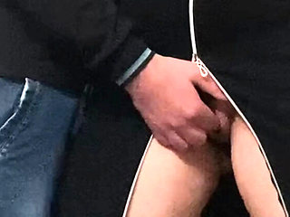 German Subway Stranger Fingers MILF Pussy - Amateur Outdoor Fingering Orgasm