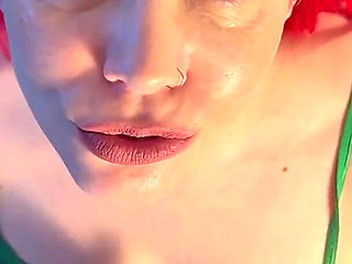 Bratty Tickles & Her Sultry Poison Ivy Look with POV Handjob