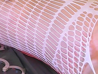 Tied up with Wank Over My Tits Cumshot & Sex Toy Fucking