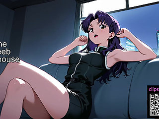Misato Katauragi from Evangelion- BDSM Slave