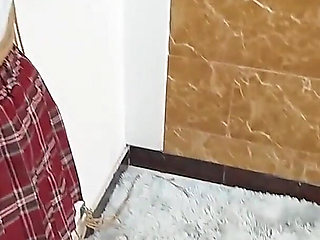 Tie My Girlfriend Wearing a Wig to the Wall and Tickle Her
