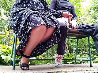 Mature BBW milf trains me before sex