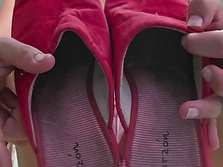 Slippers Zapatillas Modeling and Squirting