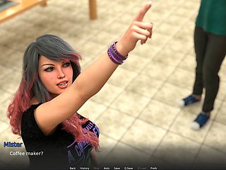 Young mom in a hot porn game with big tits and a nice ass