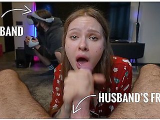 Pov: Wifes Cheating On Husband With His Friend While He Playing Vr With Alexa Poshspicy