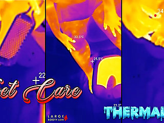 Feet Soles Get Ground, Buffed and Lubed Until They’re Glossy-fuckable Thermal POV