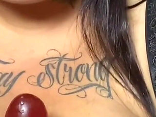 Horny BBW Housekeeper Anal Plug and Masturbation