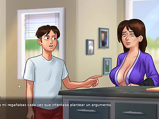 Hot kisses that end in lust with my stepmom