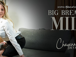 Masturbating Swiss Milf Cheyenne Duvallon With Her Big Saggy Tits Gets An Orgasm