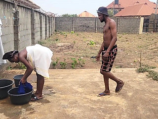 Nasty Bitch Almost Get Caught Cheating on Her Husband with Her Neighbor.