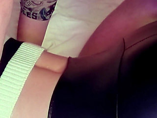 Big Titty Cutie in Black Leather Leggings Gets Railed Till Cum on Ass - Lilykoti