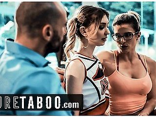 Cory Chase, Marykate Moss And Stirling Cooper - Cheerleader Into Sex With Coach & Her Husband