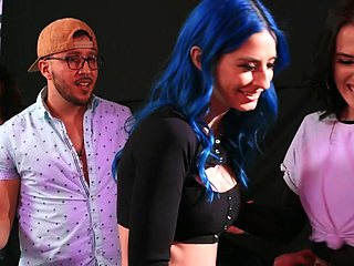 Aubree Valentine's Sizzling Game in a Bar Scene