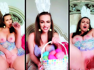 Watch Sexy Bunny Nikki Cum for You This Easter - Hot JOI Encouragement