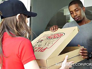 Pizza BIG ASS Hentai Gangbang