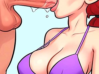 Big tit MILF sucks and fucks a big cock