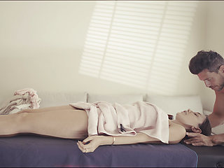 The session with the masseur didn't go to waste