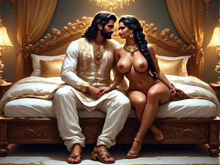 Sex with my sister-in-law janu sloppy blowjob and doggy style fucking