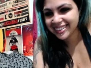 Brunette Solo Webcam Masturbation