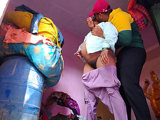 Stepbrother & Stepsister new bathroom Sex