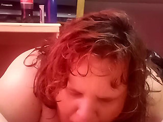 Hot Blowjob by BBW Fat Girl