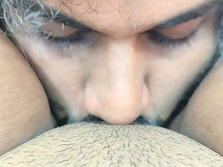 She loves eating her pussy and grants her with a juicy orgasm