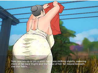 Plowed - gameplay - roleplay - yuko fucks infront of her neighbour