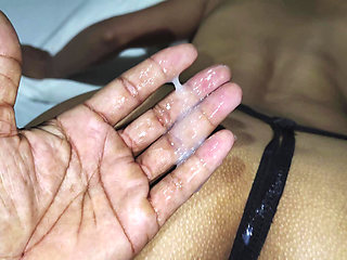 POV CATAPULTS CUM ON HIS BACK