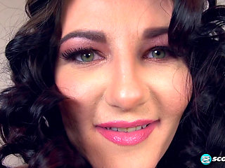 The great Vanessa Y. plays with her big, natural tits and