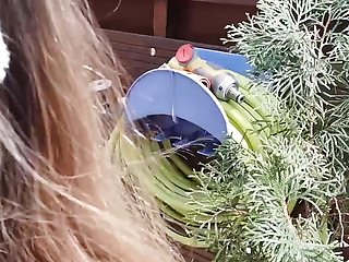 Hot Easter Bunny Had Outdoor Sex